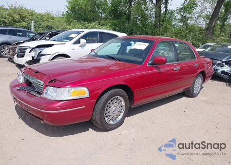 1998 Ford Crown Victoria Lx from USA, damaged, VIN 2FAFP74W7WX121489